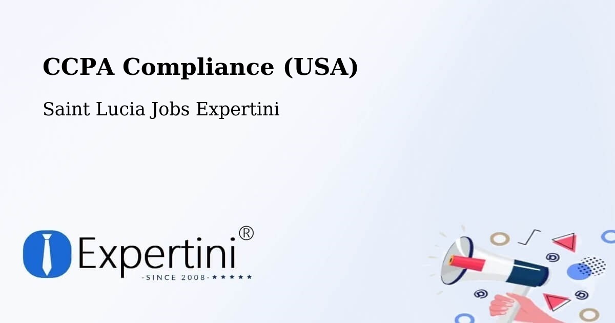 CCPA Privacy Rights & Compliance Notice – Getrine - Saint Lucia Jobs Expertini