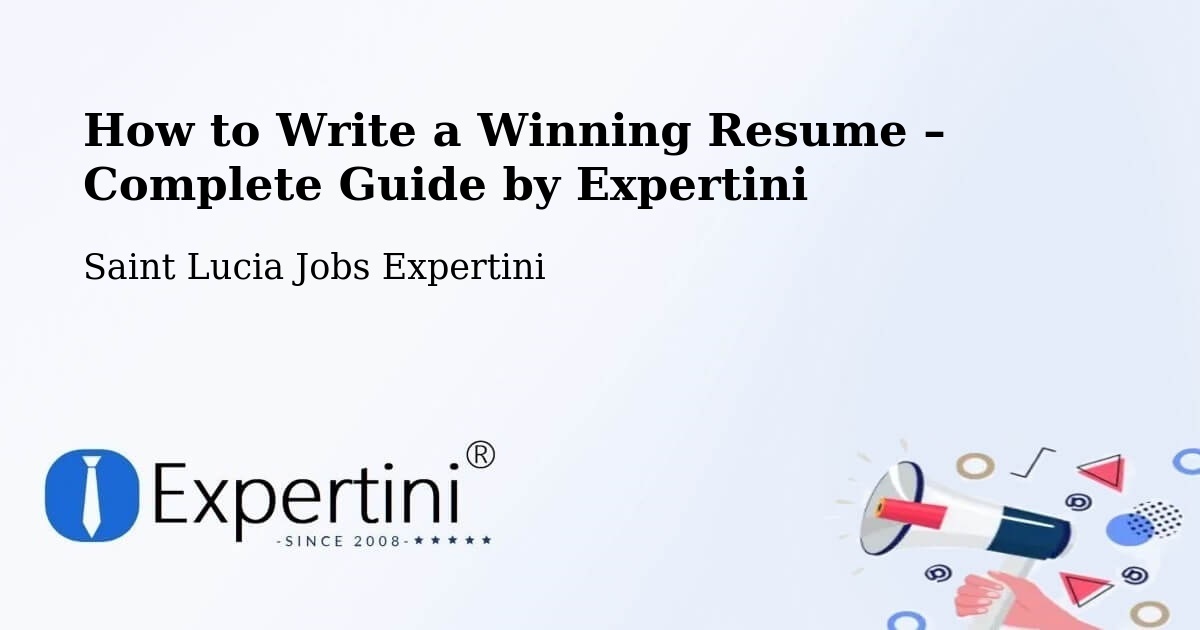 Resume Writing Guide for Job Seekers – Getrine - Getrine, Saint Lucia Jobs Expertini